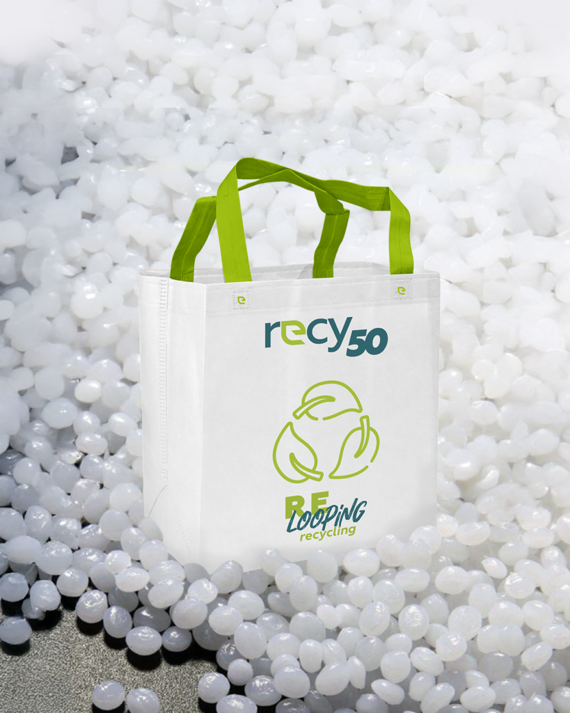 Línea Recy de Ecoplanet 50% hasta 100% recicladas